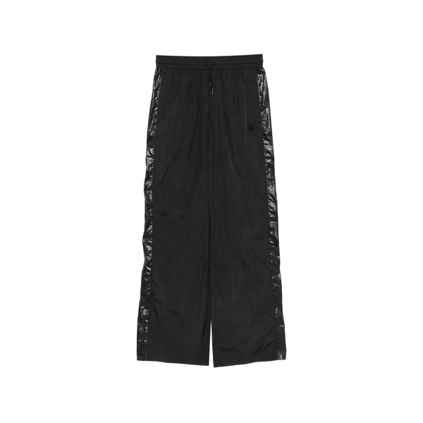 Straight-Leg Track Pants Black