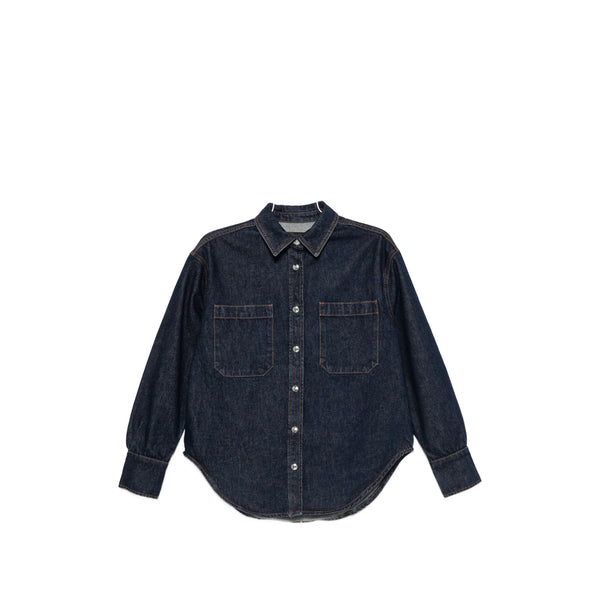 Mika Shirt Blue Cotton Top