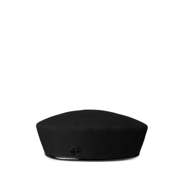 Cap Giulia Wool Felt Black Hat