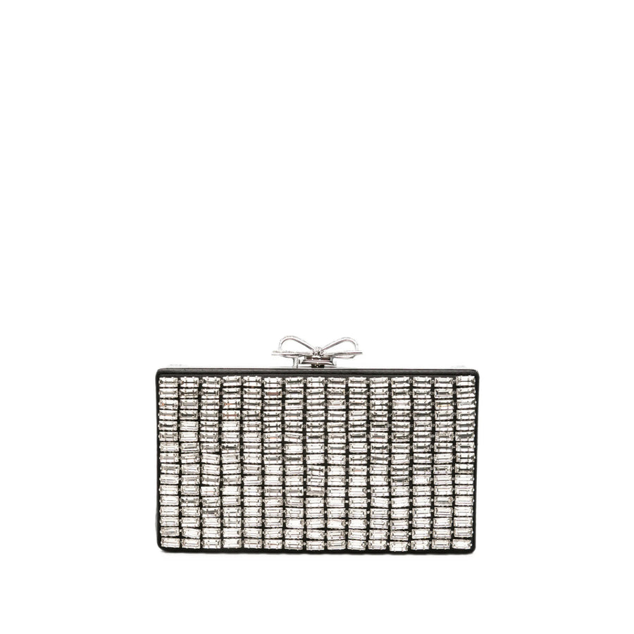Handbag Bow Silver Tote Bags