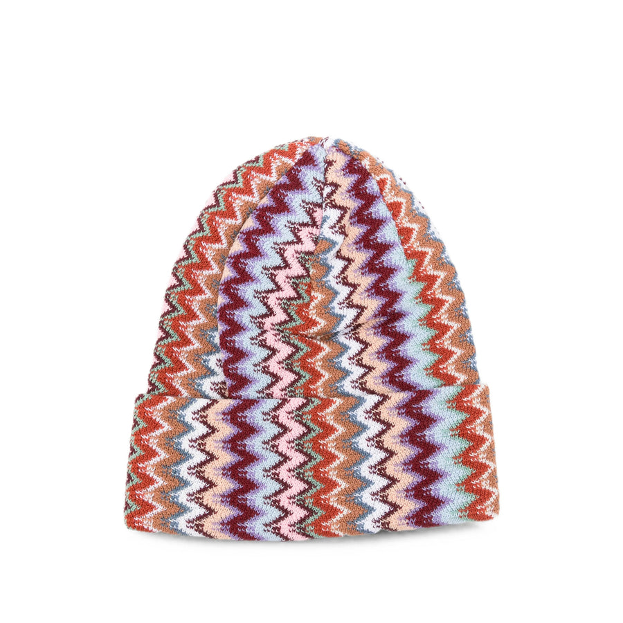 Knit Hat Red-Blue Red/blue