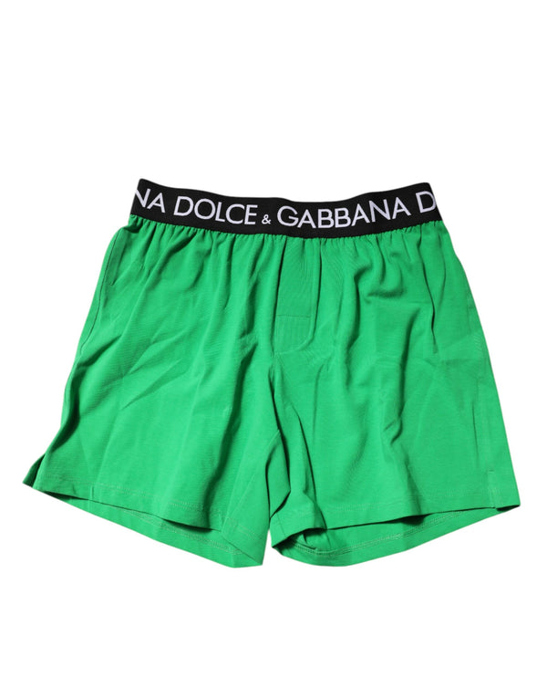 Dolce & Gabbana 95% Cotton boxer shorts in green