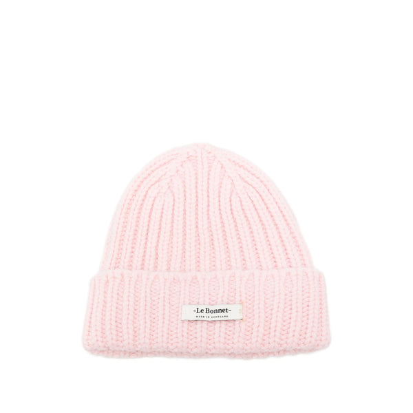 Beanie Hat Pink Wool