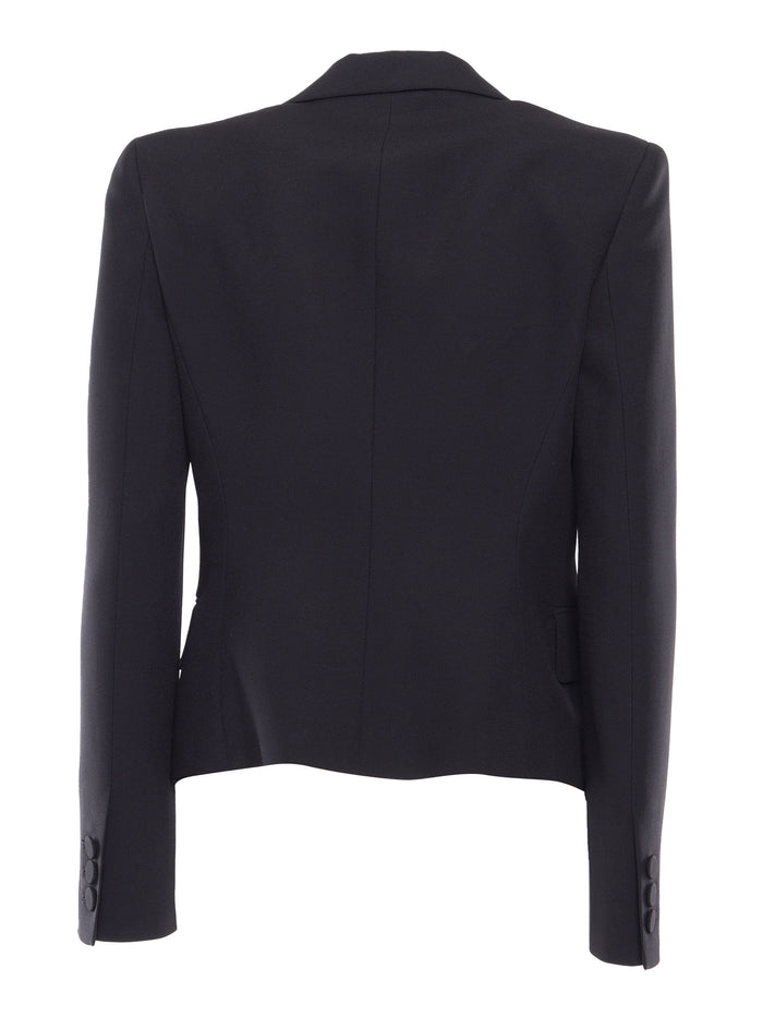Black blazer Acetate Viscose Jacket