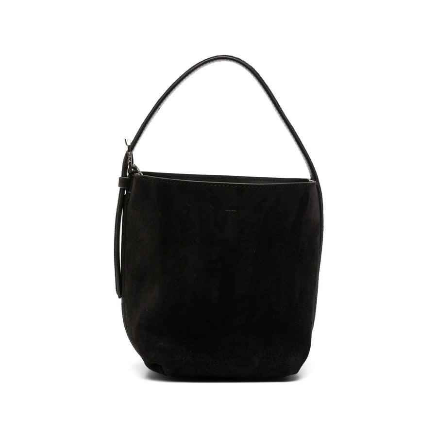 Bucket Bag Dark Brown Suede Calf