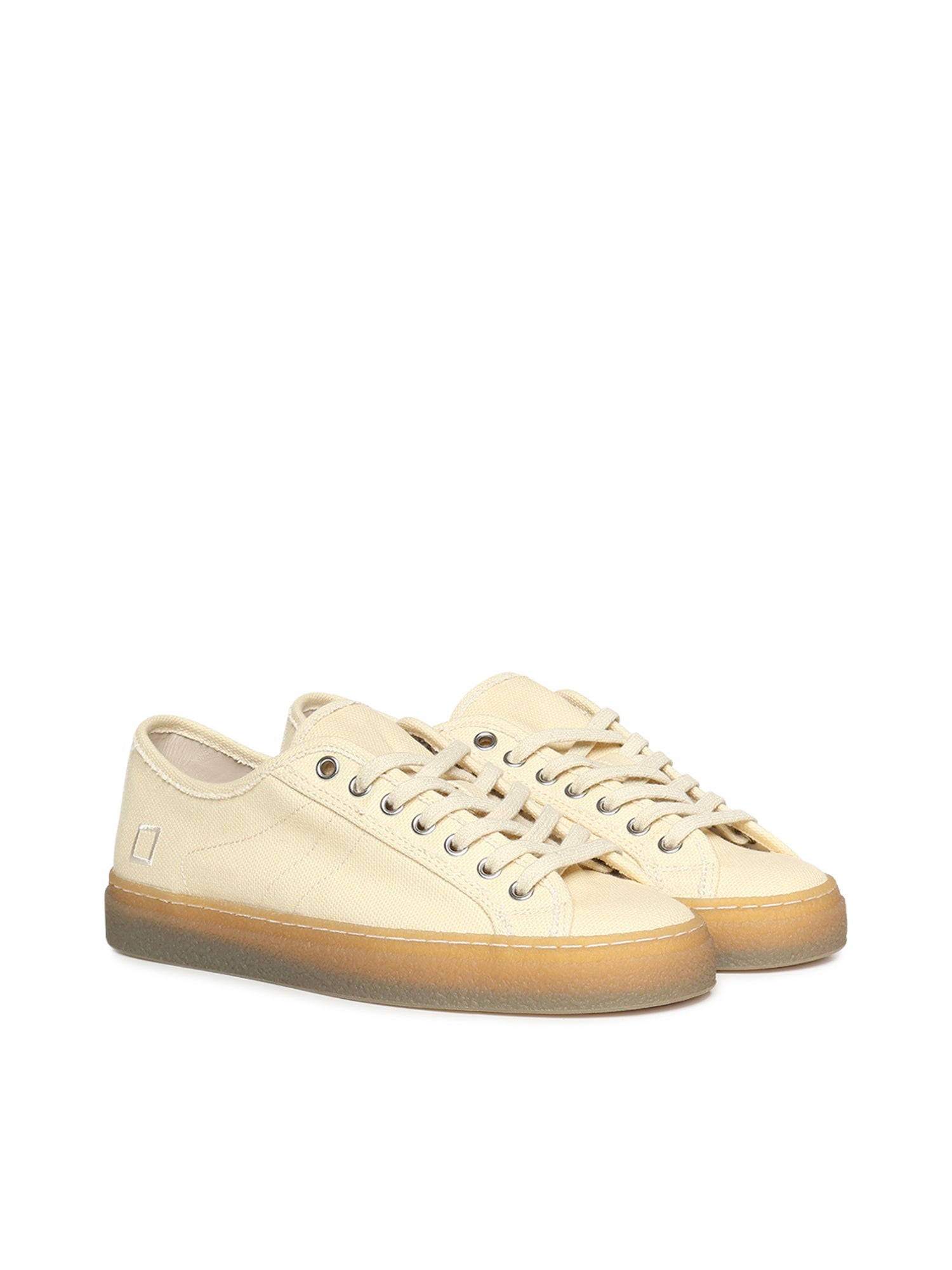 D.a.t.e. Sneakers Beige Cotton