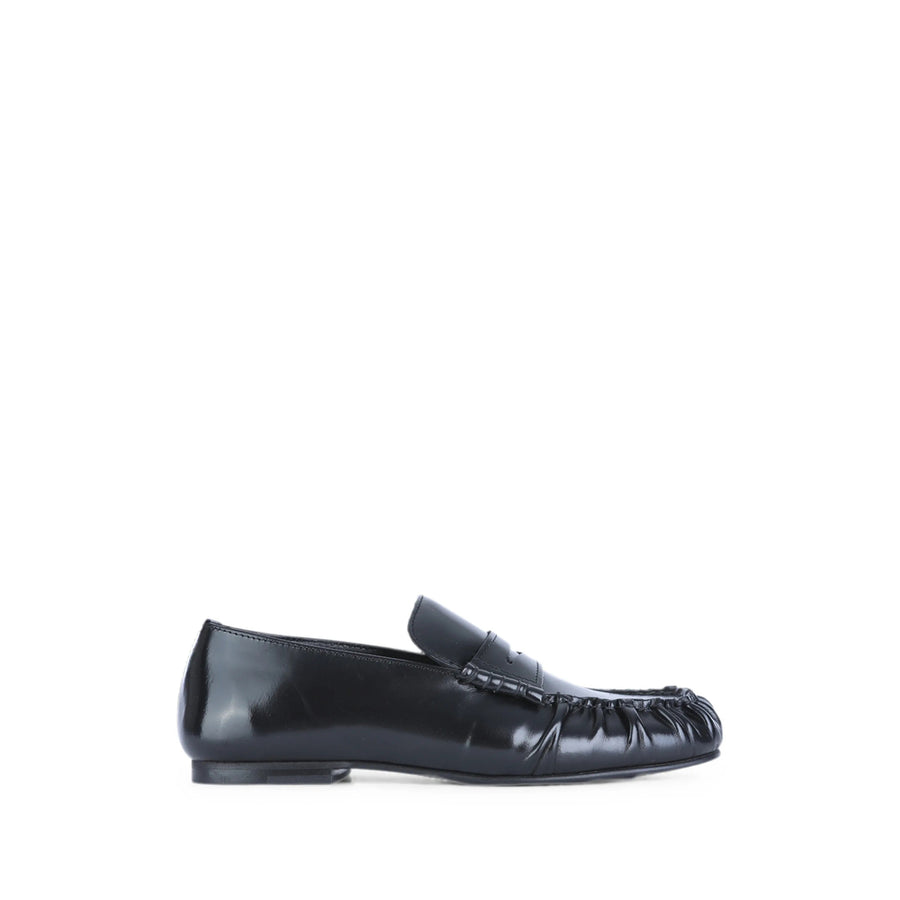 Loafers Black Calf Leather