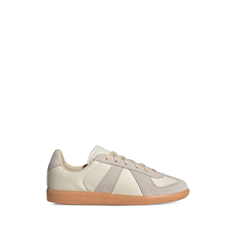 Sneakers With Panelled Suede Neutrals/grey Calf Leather Trainers
