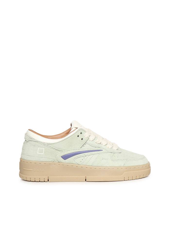 D.a.t.e. Sneakers Mint Green Goat Leather