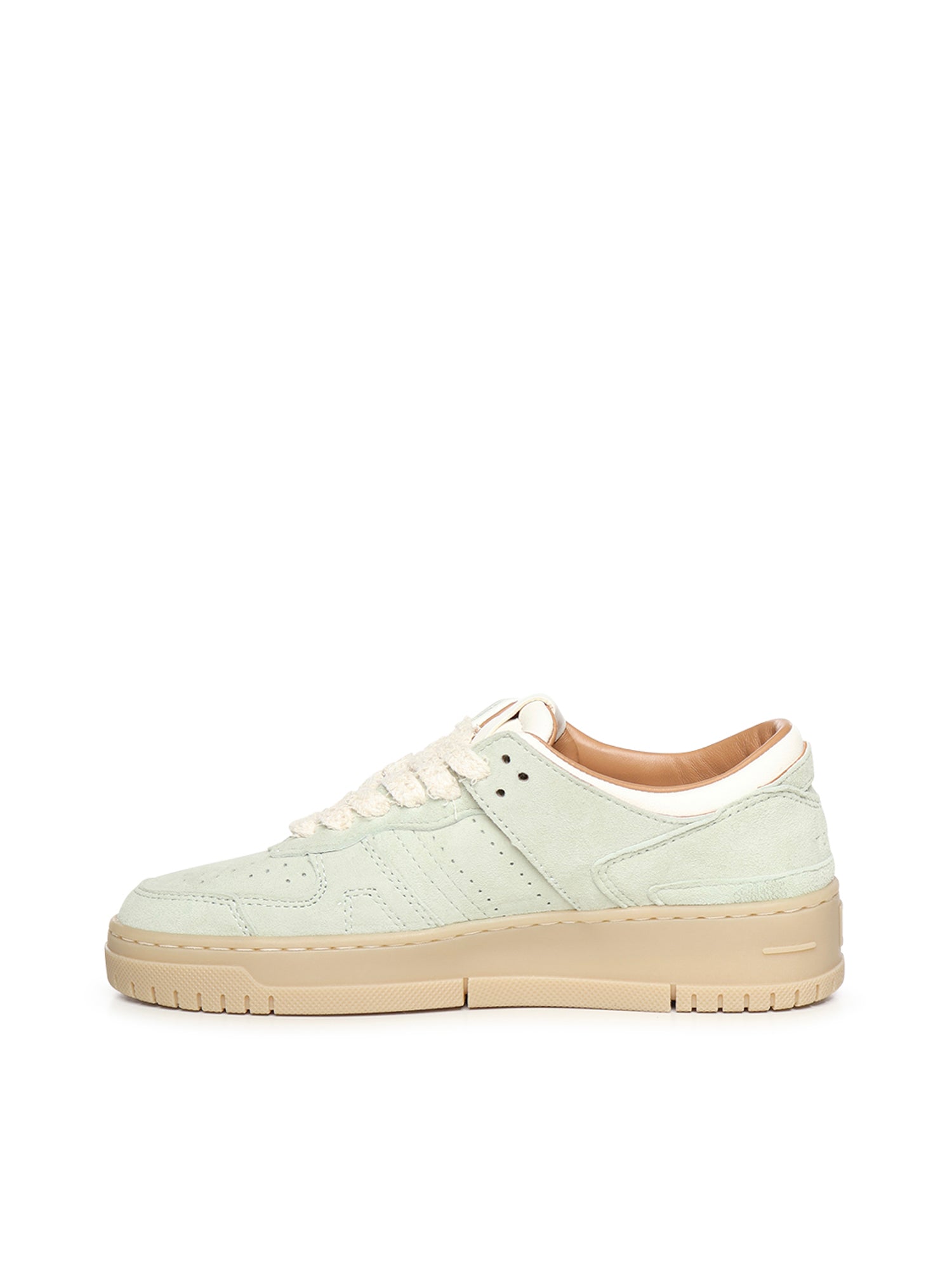 D.a.t.e. Sneakers Mint Green Goat Leather
