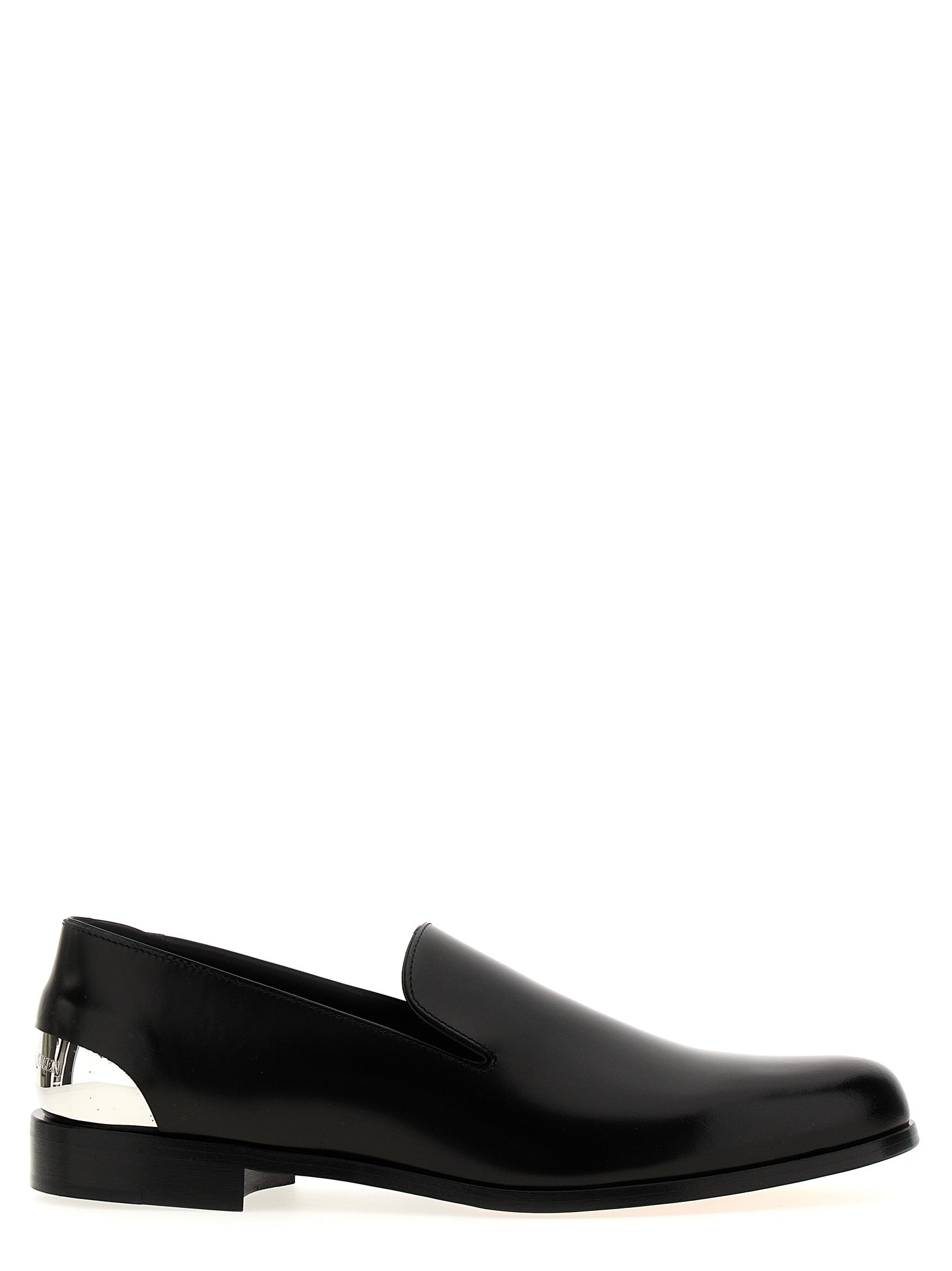 Leather loafers Black Calfskin (bos Taurus)