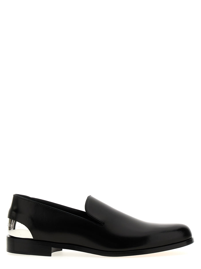 Leather loafers Black Calfskin (bos Taurus)