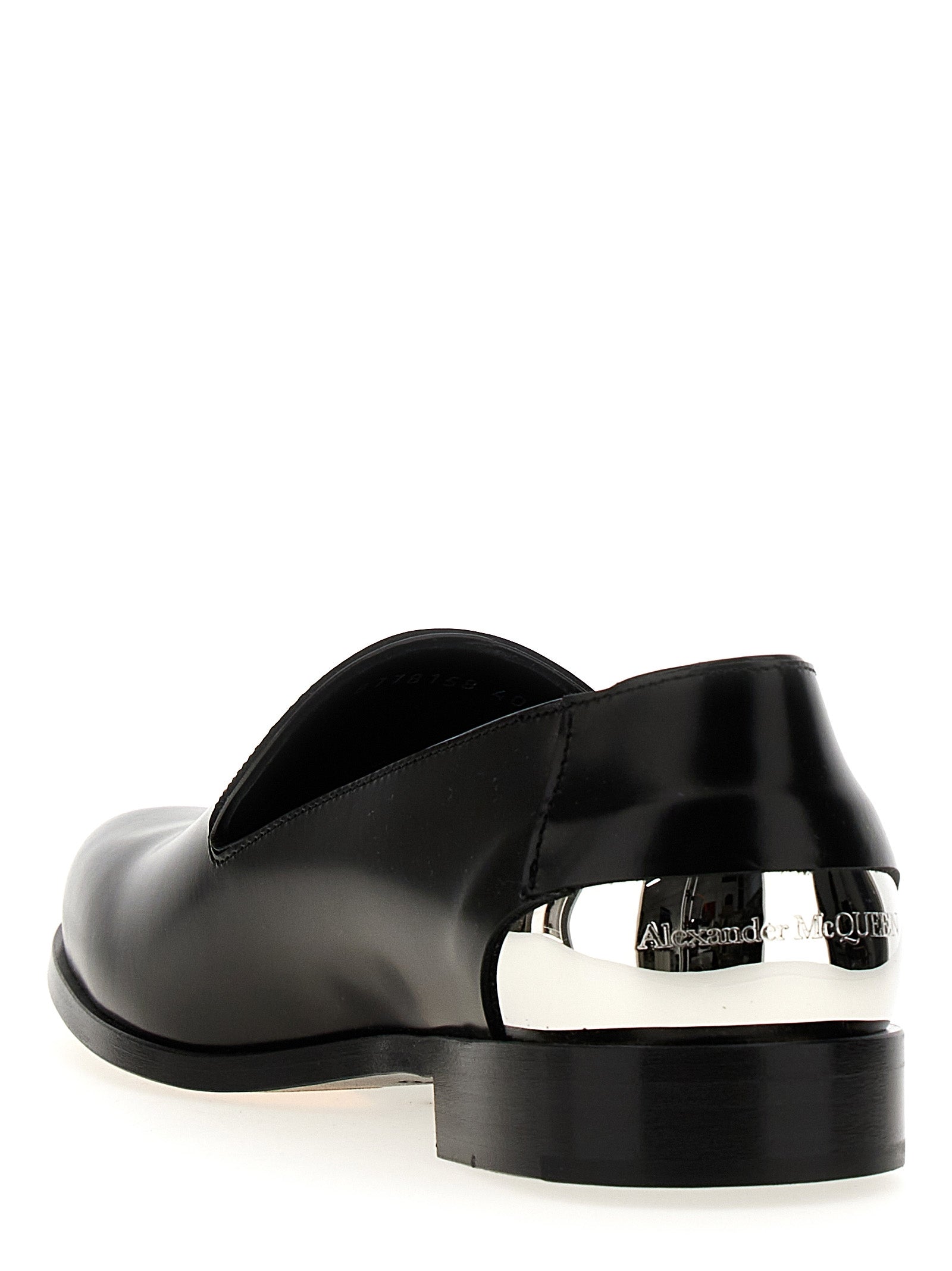 Leather loafers Black Calfskin (bos Taurus)
