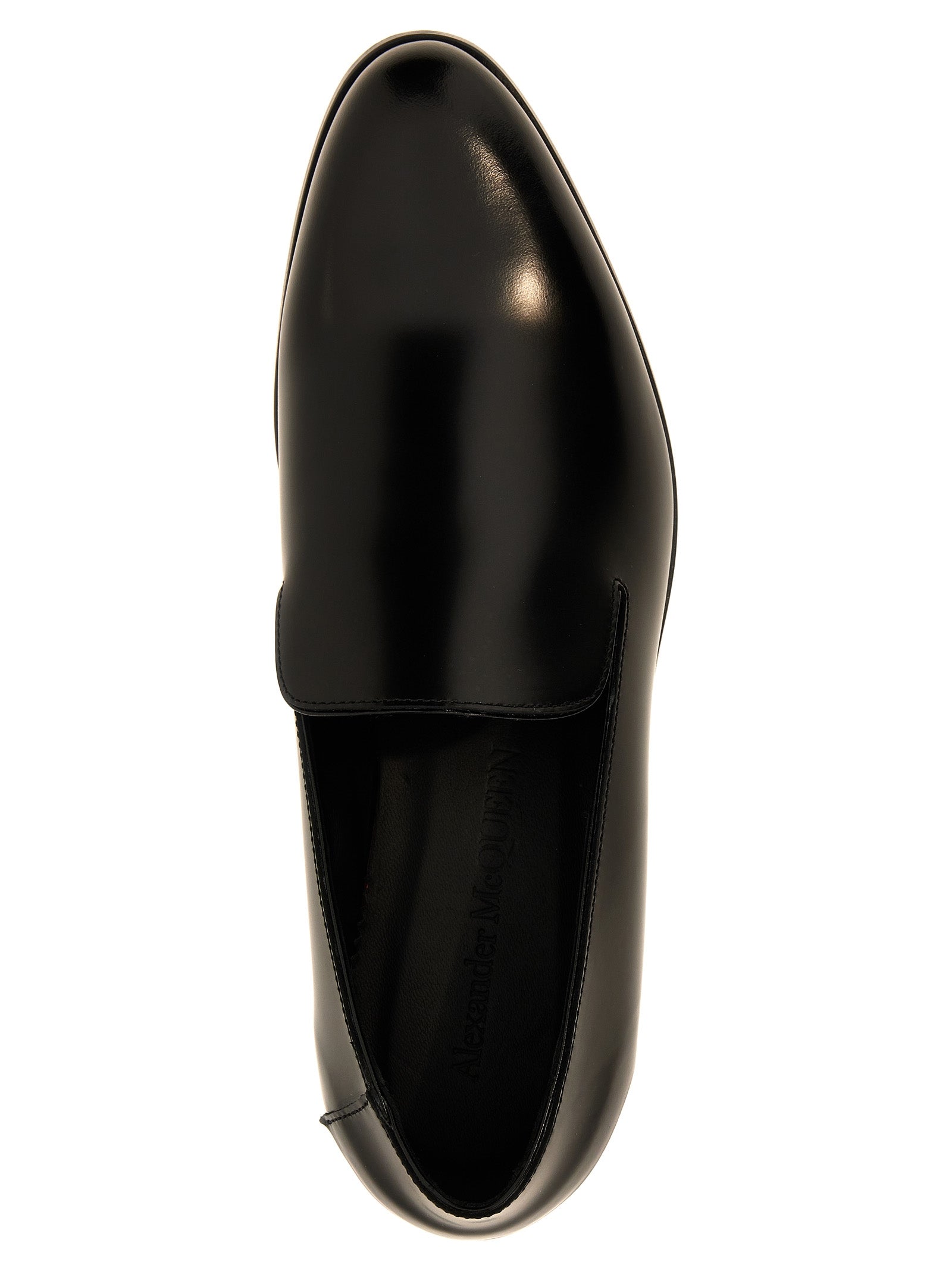 Leather loafers Black Calfskin (bos Taurus)