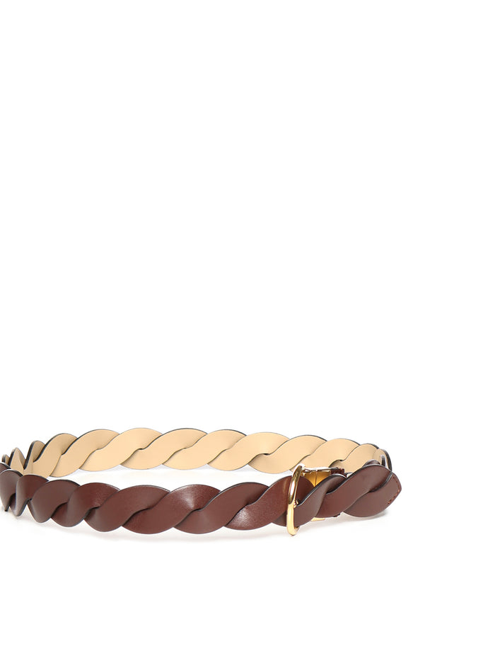 Fendi Belts Mahogany, Cappuccino