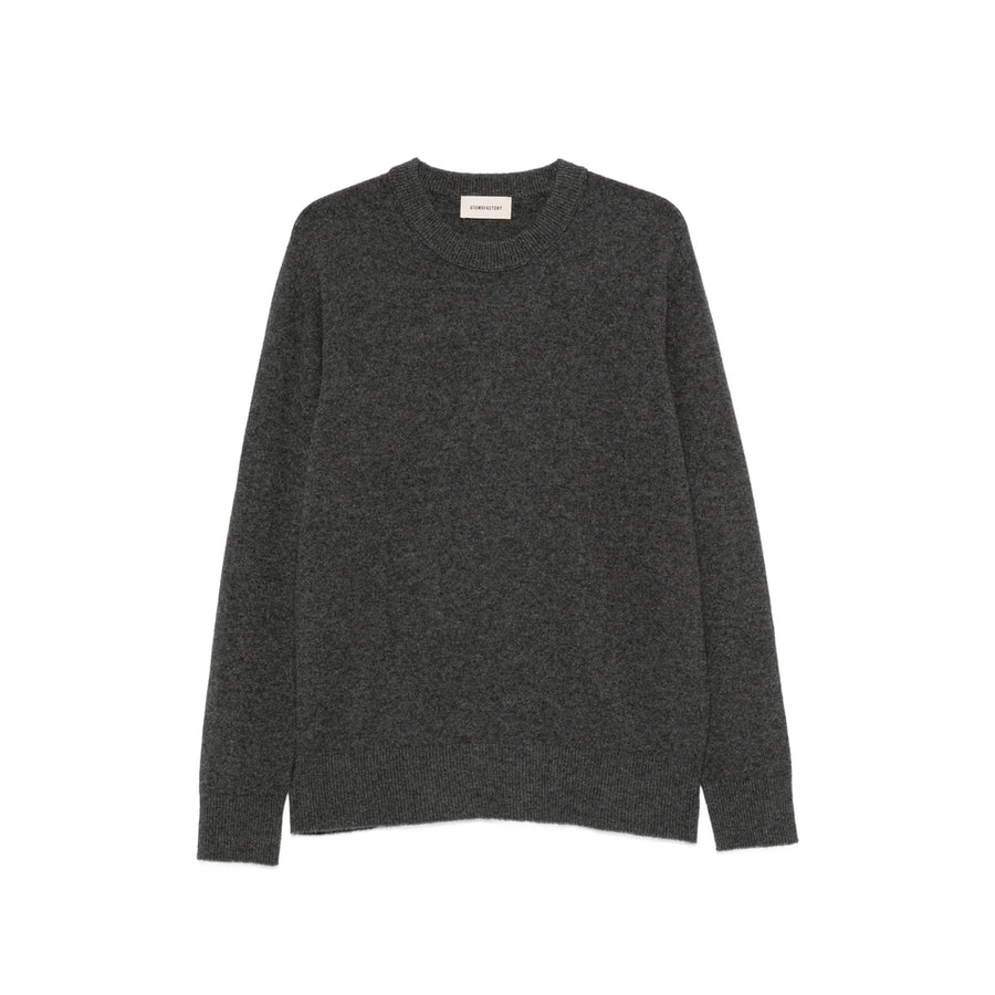 Sweater Crew Neck Cashmere Grey Sweatshirts