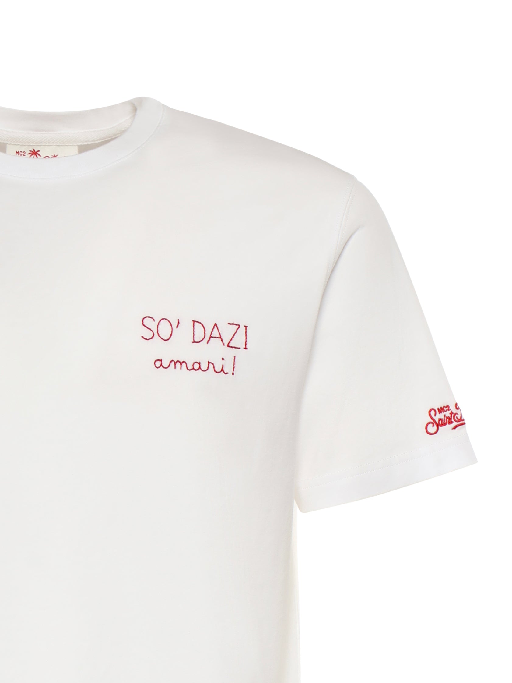 Mc2 Saint Barth T-Shirts And Polos White