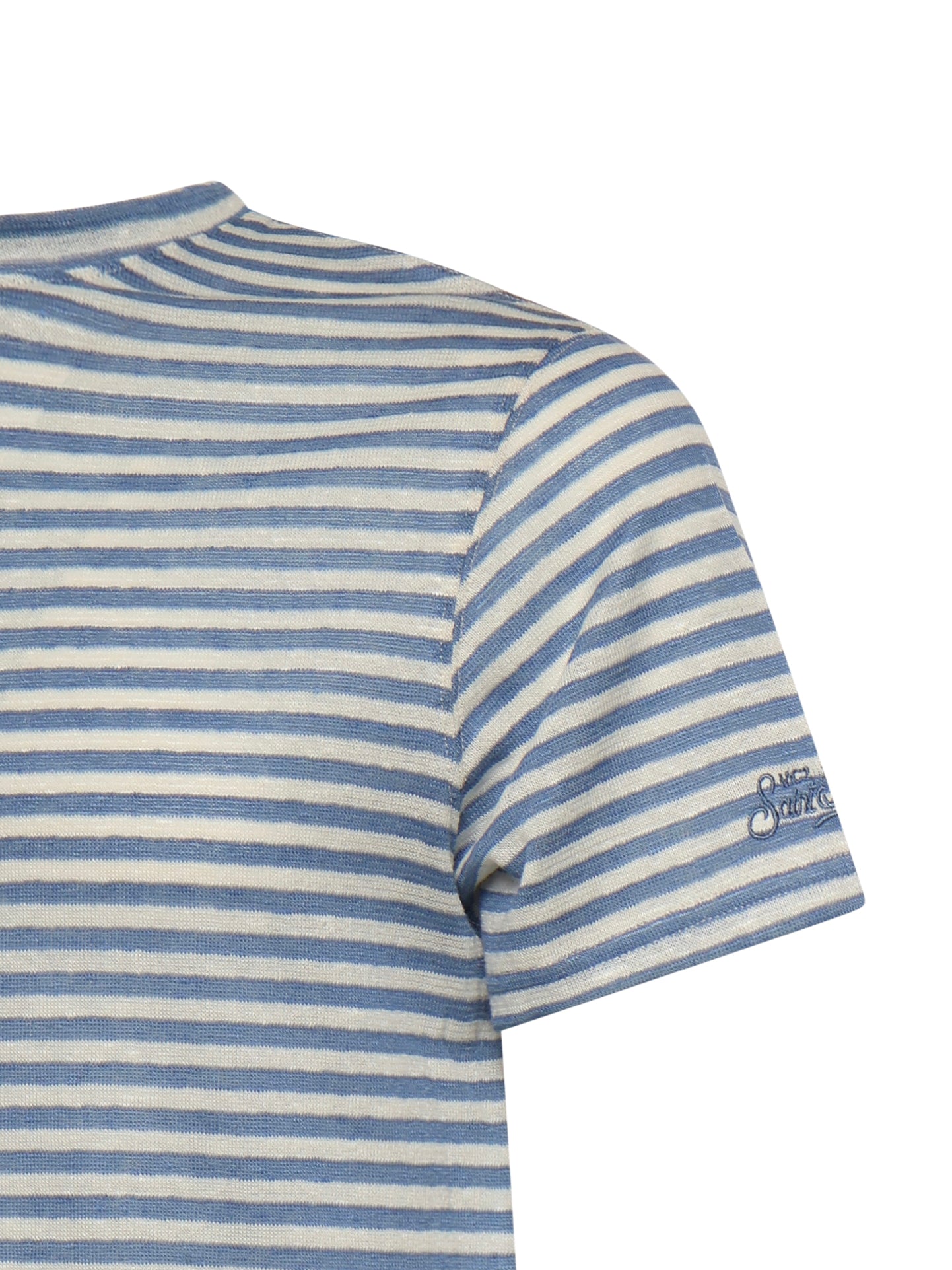 Mc2 Saint Barth T-Shirts And Polos Light Blue/cream