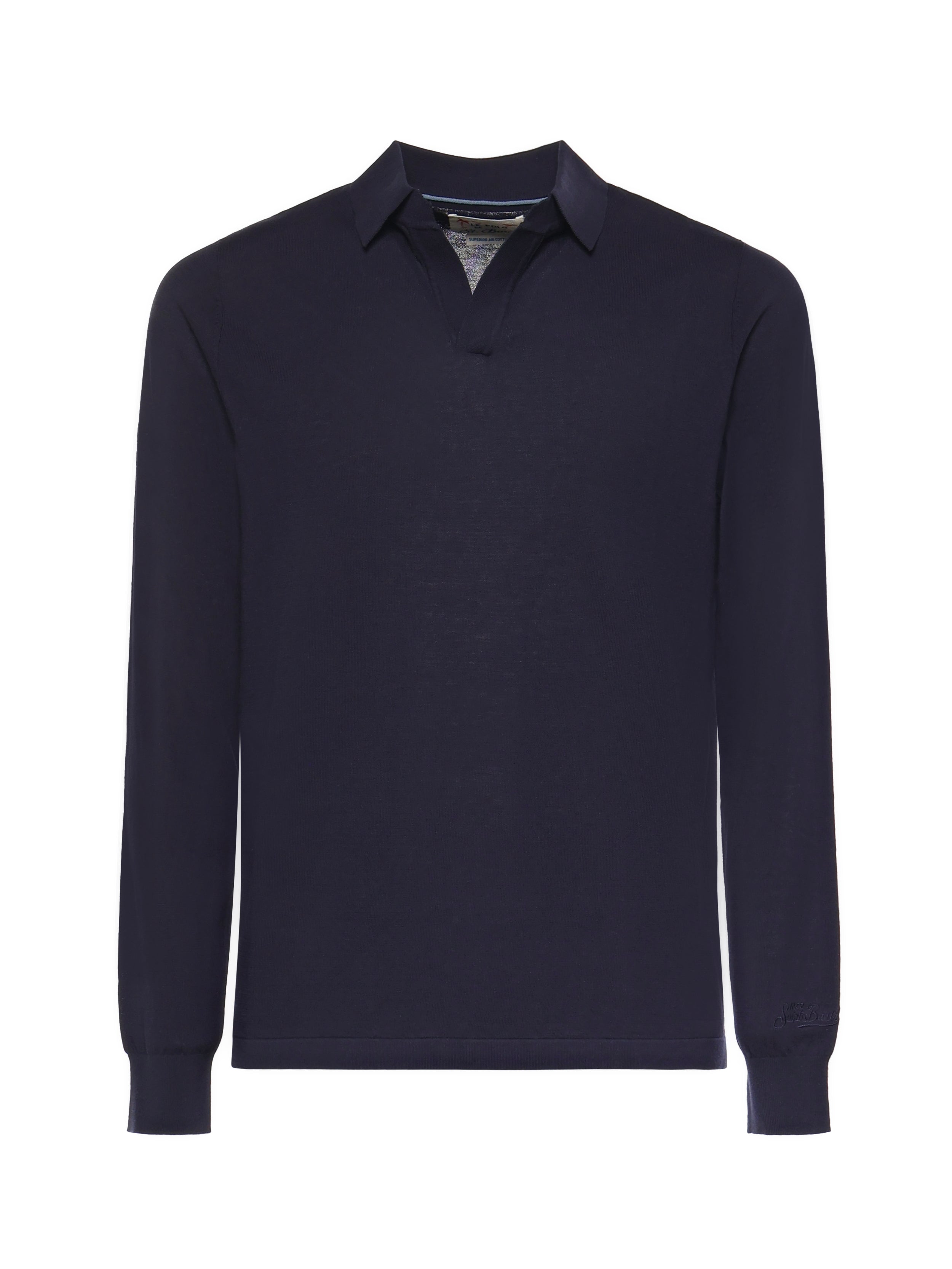 Mc2 Saint Barth T-Shirts And Polos Navy Blue