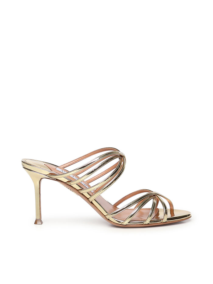 Aquazzura Sandals Soft Gold