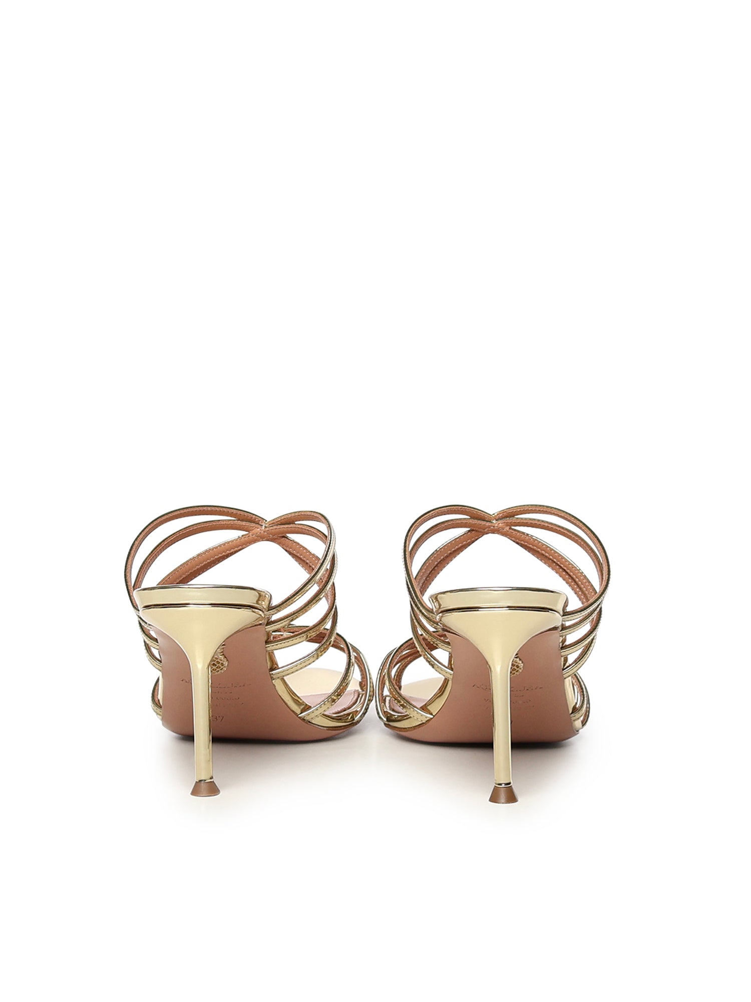 Aquazzura Sandals Soft Gold