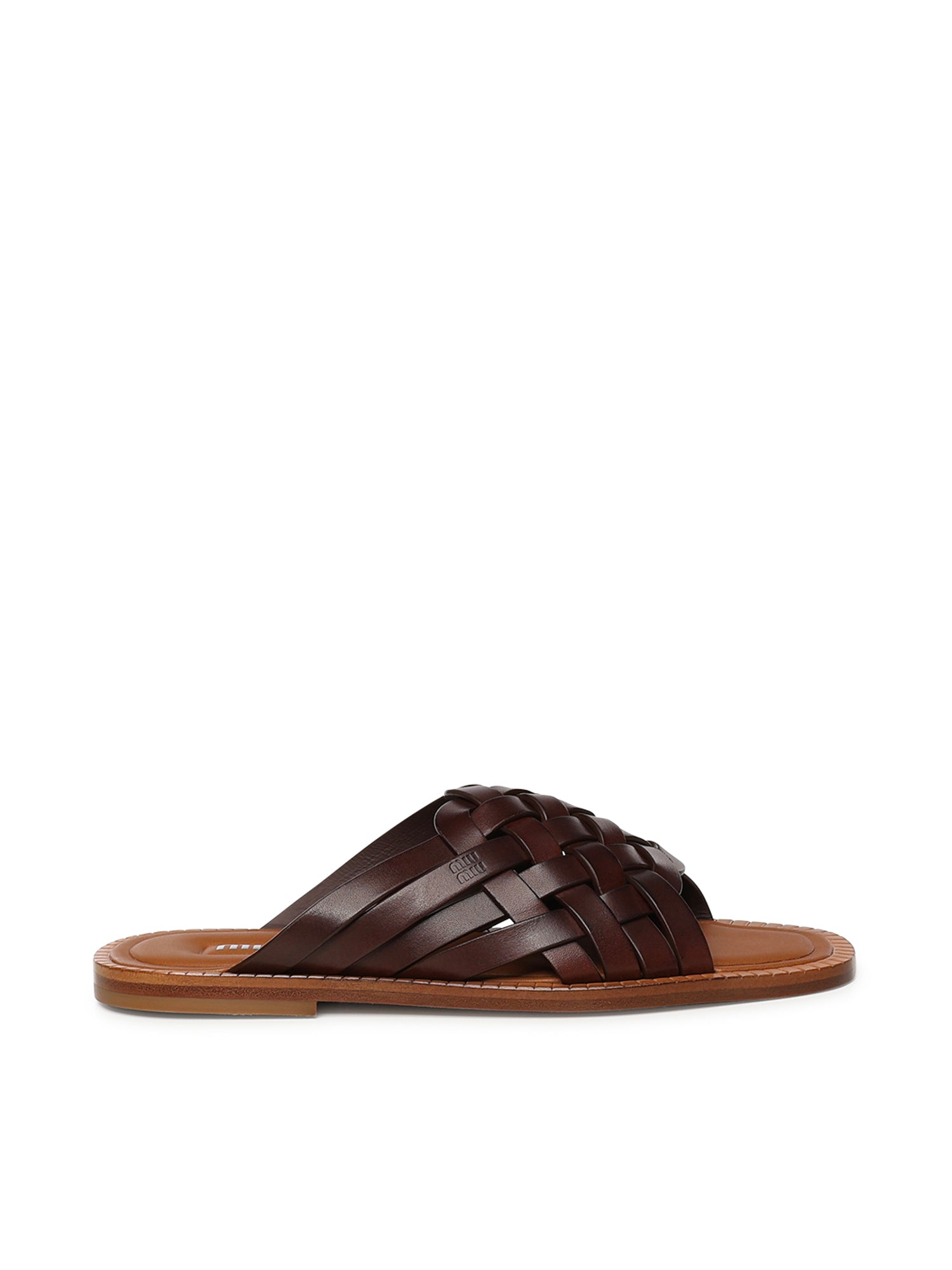 Miu Sandals Coffee Vitello