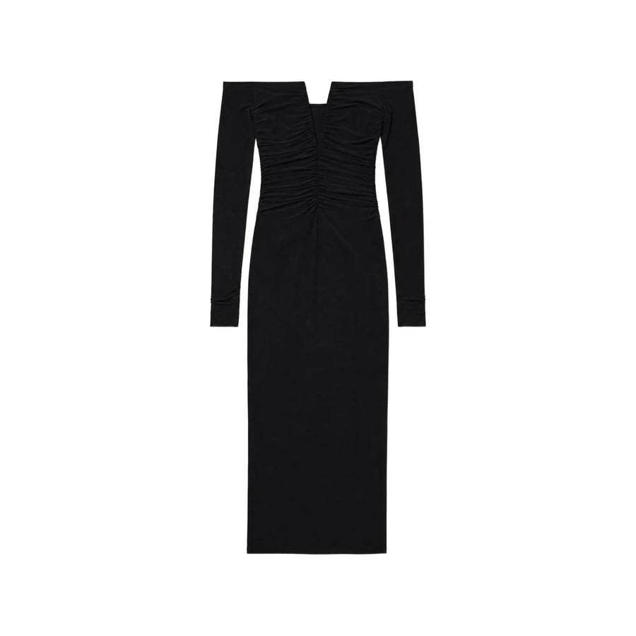 Off-The-Shoulder Noemi Dress Black Polyamide