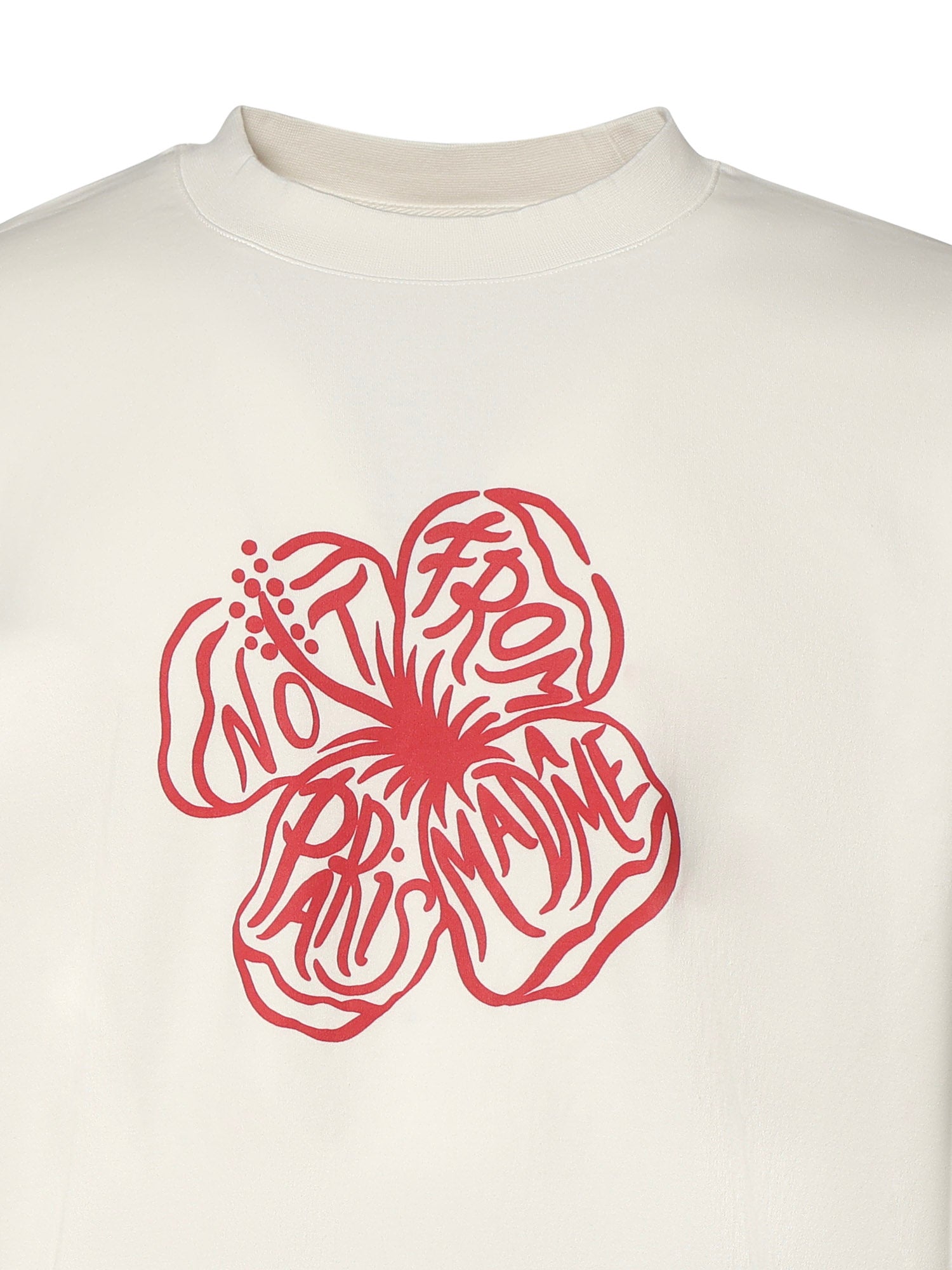 Drole De Monsieur T-Shirts And Polos Ivory White Cotton