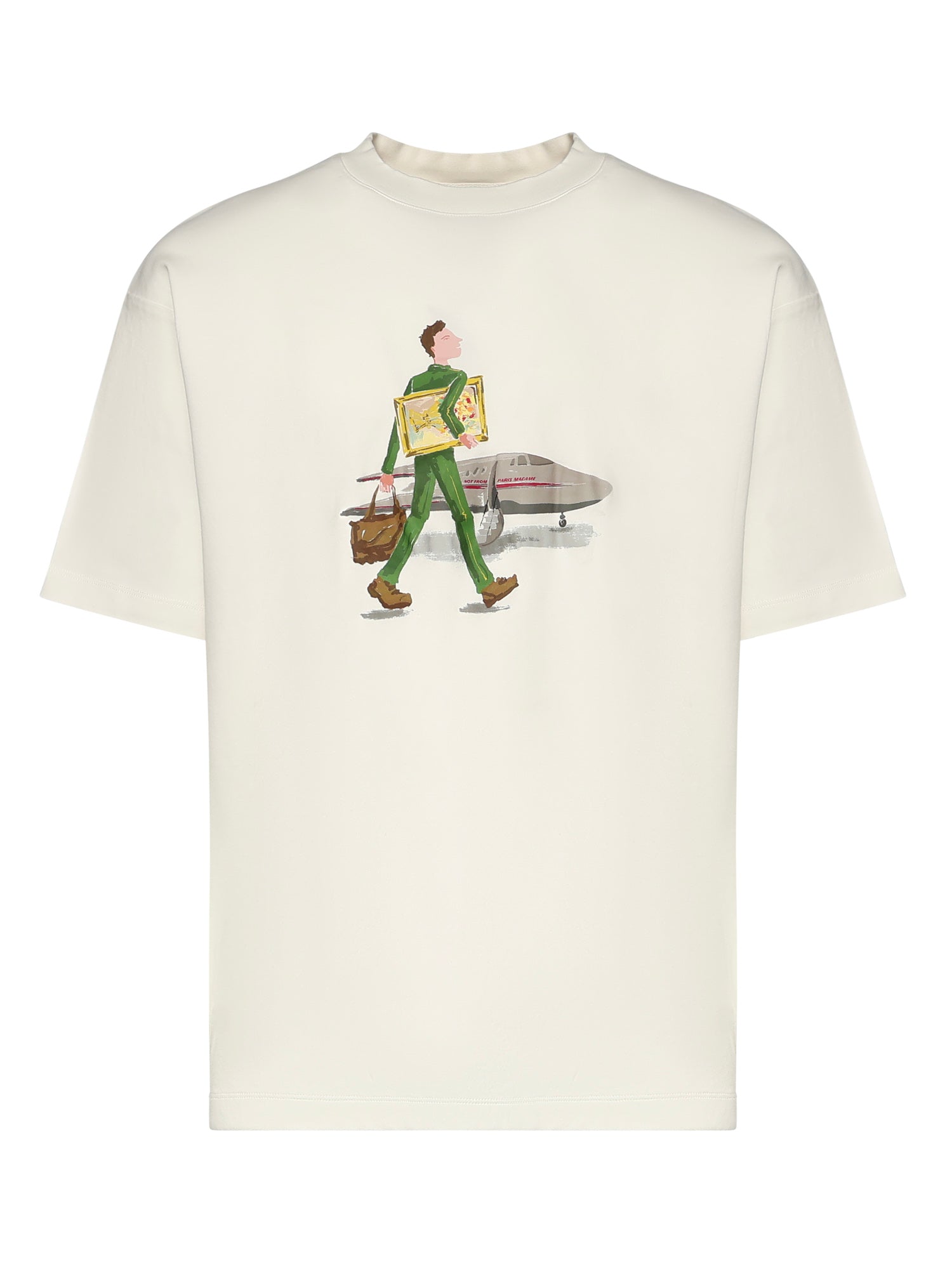 Drole De Monsieur T-Shirts And Polos Off White Cotton