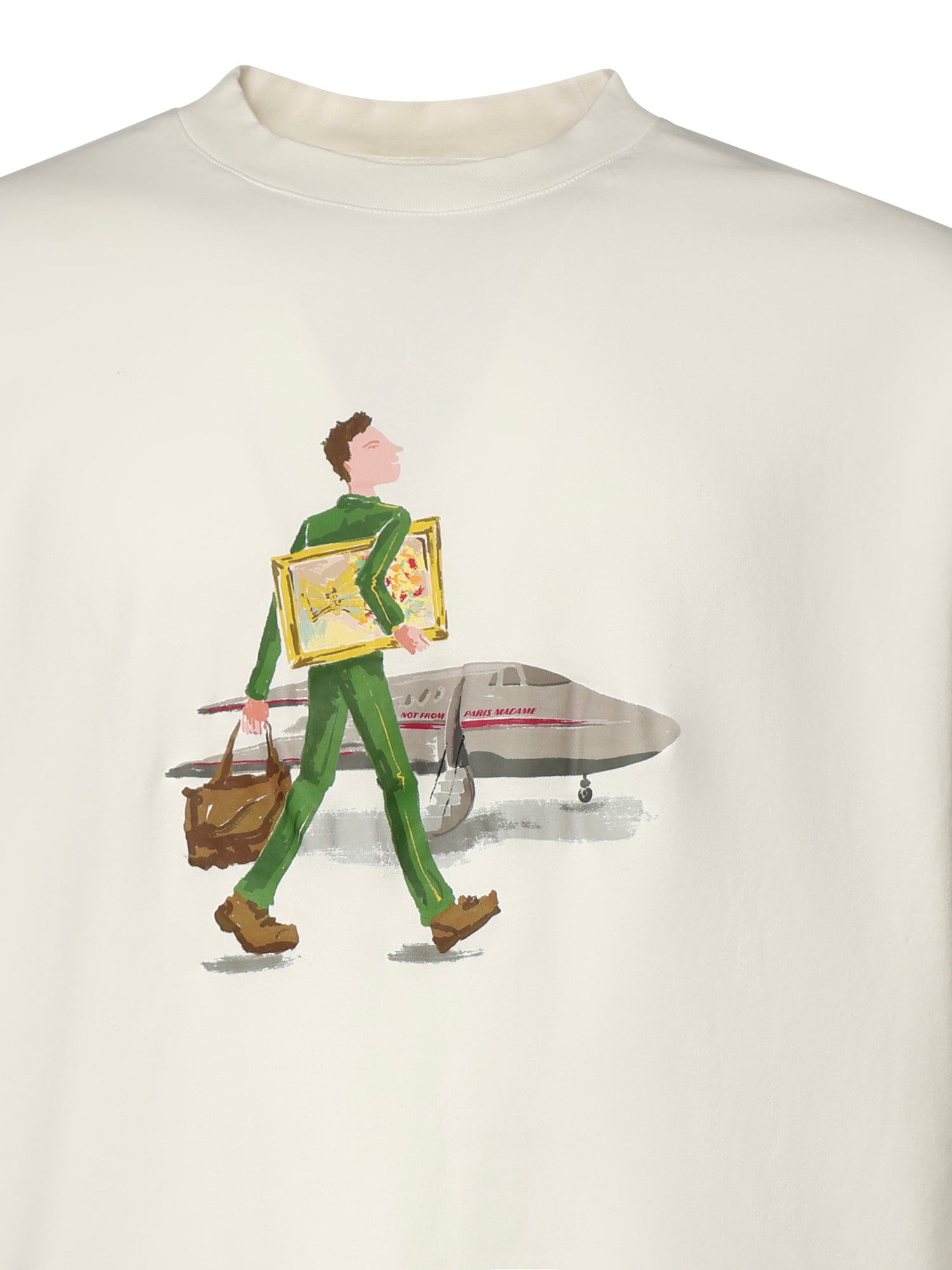 Drole De Monsieur T-Shirts And Polos Off White Cotton