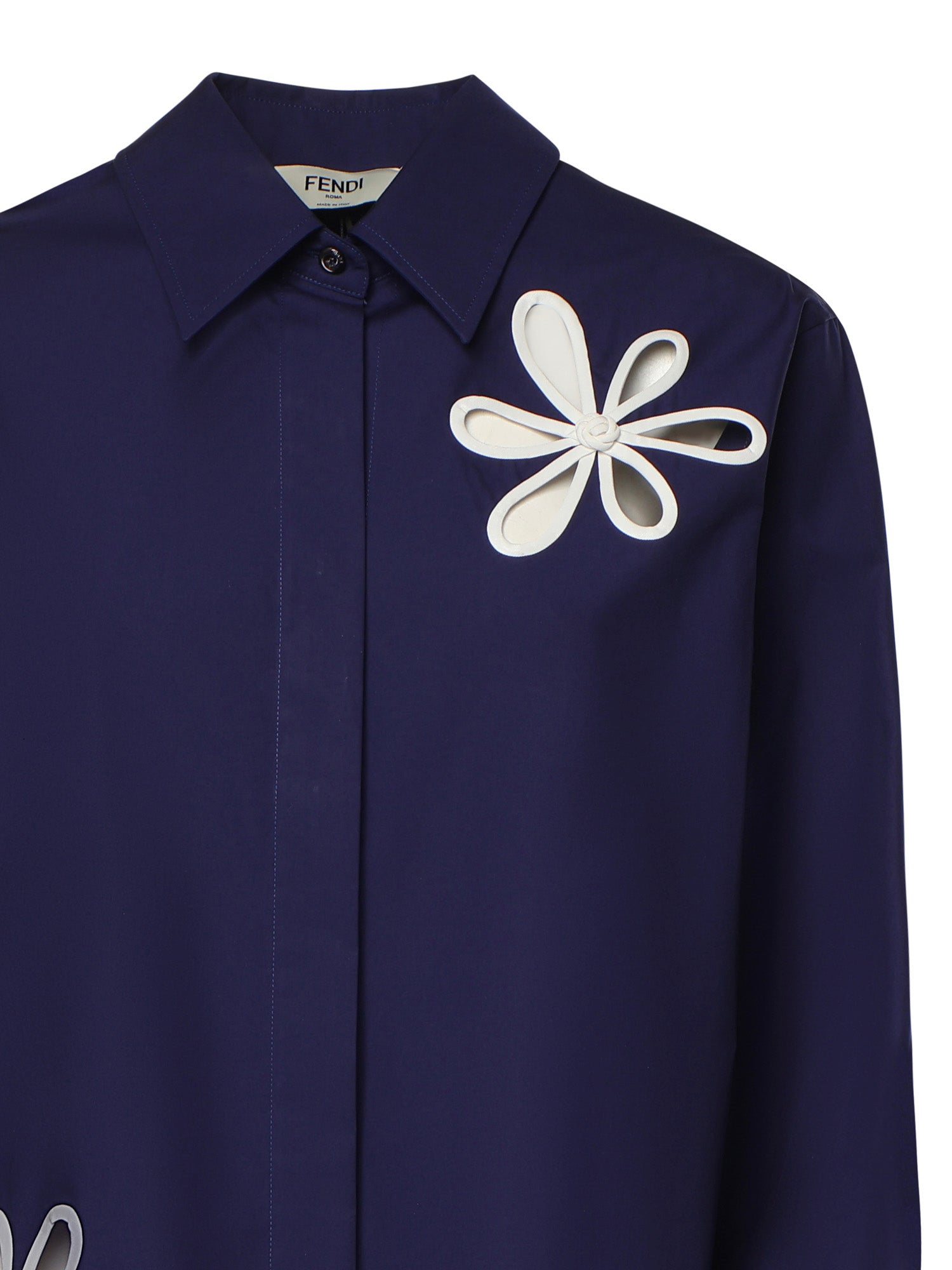 Fendi Shirts Blue Co+pl
