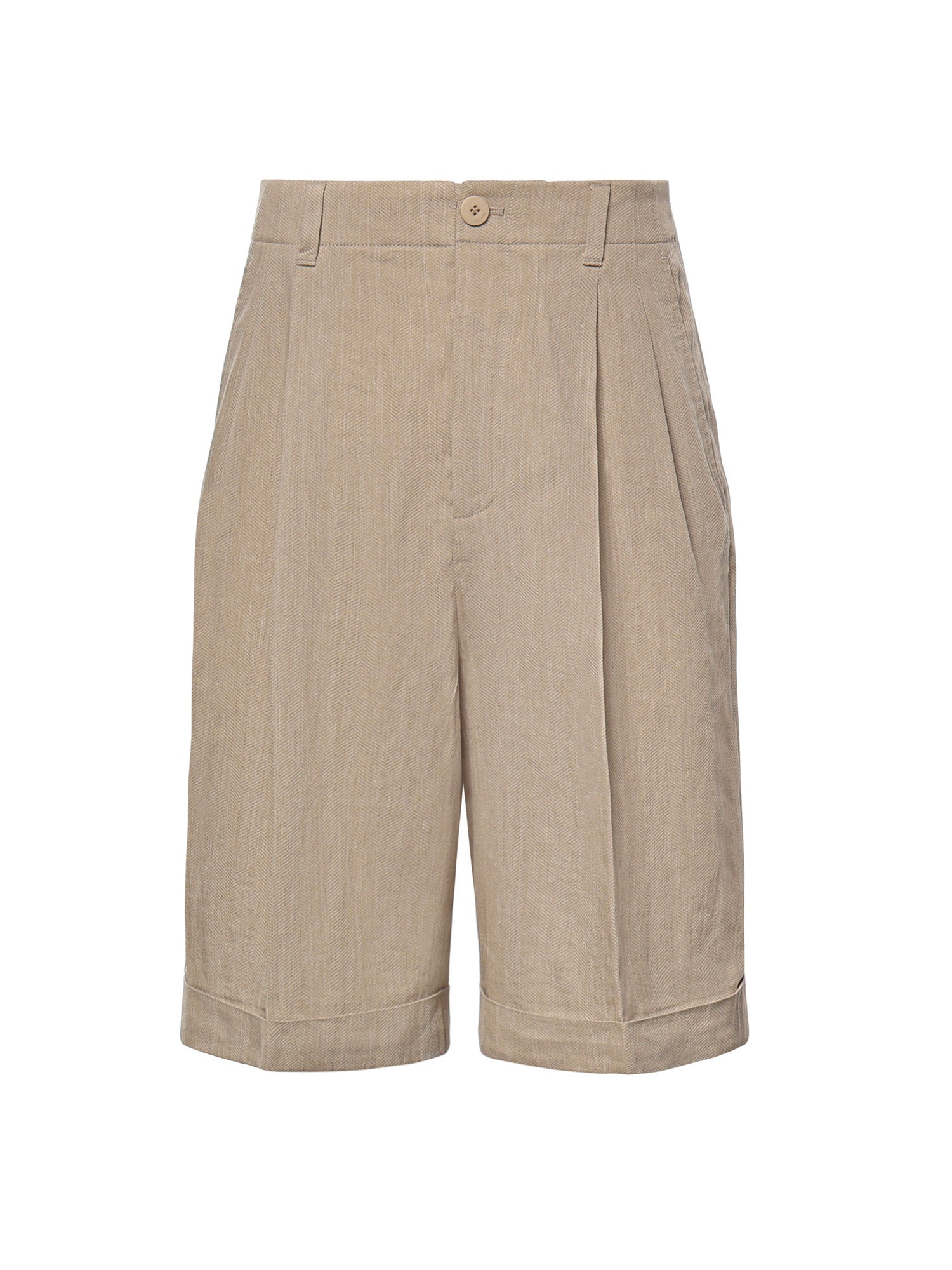 Jacquemus Shorts Beige Cotton