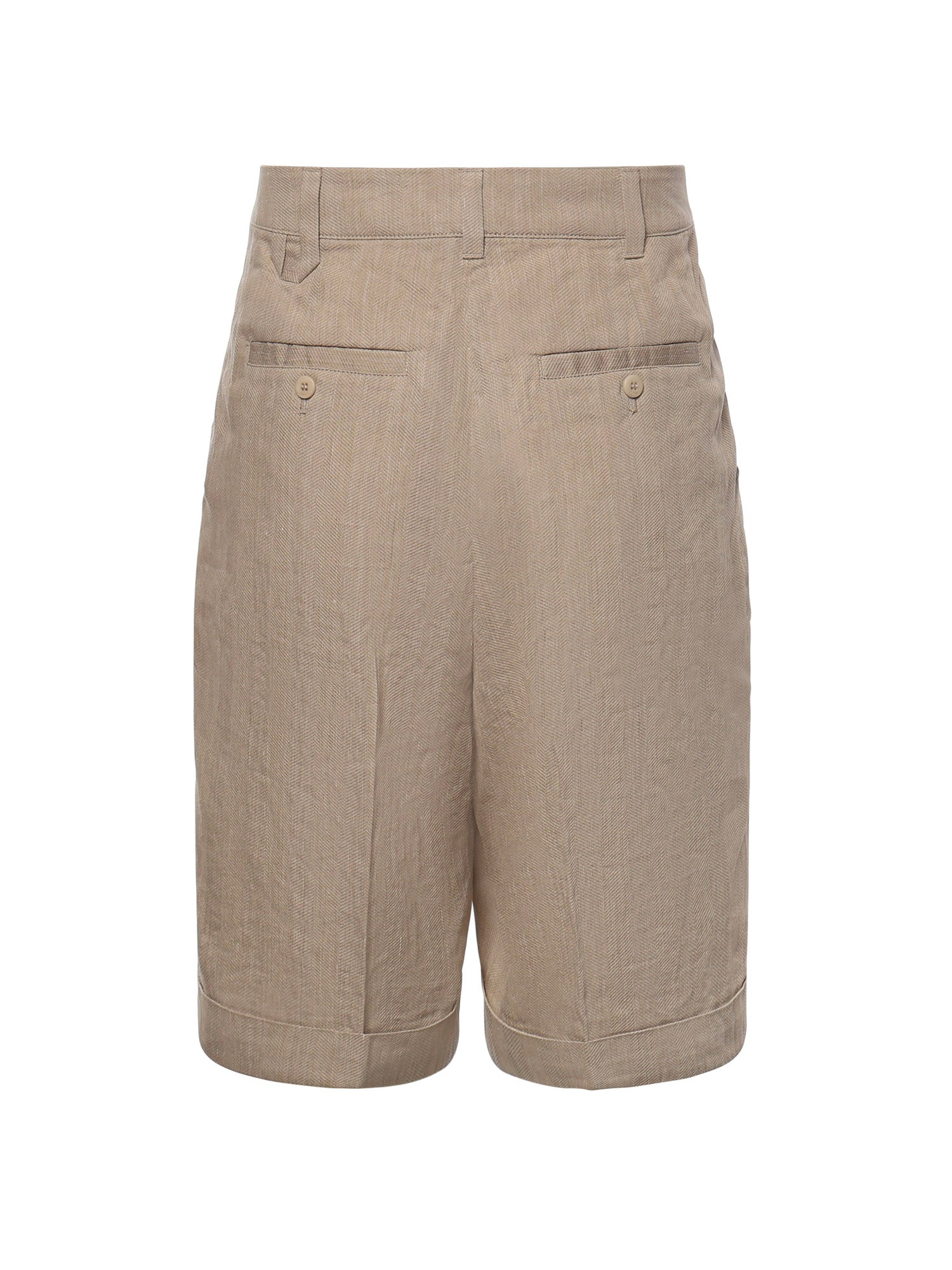 Jacquemus Shorts Beige Cotton