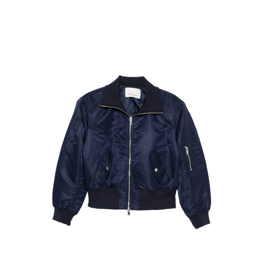 Bomber Jacket Storm Navy Blue Polyamide