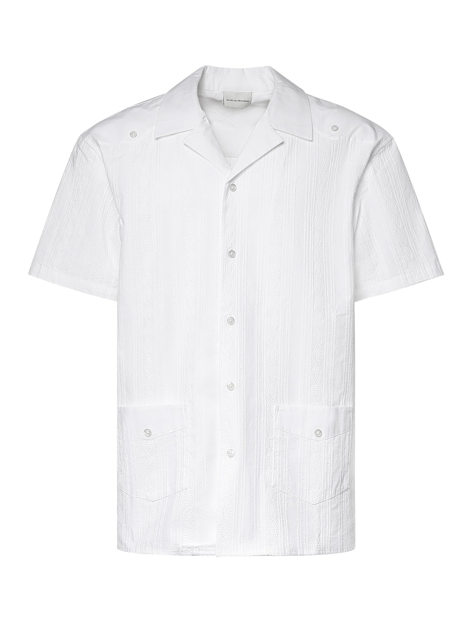 Drole De Monsieur Shirts White Cotton