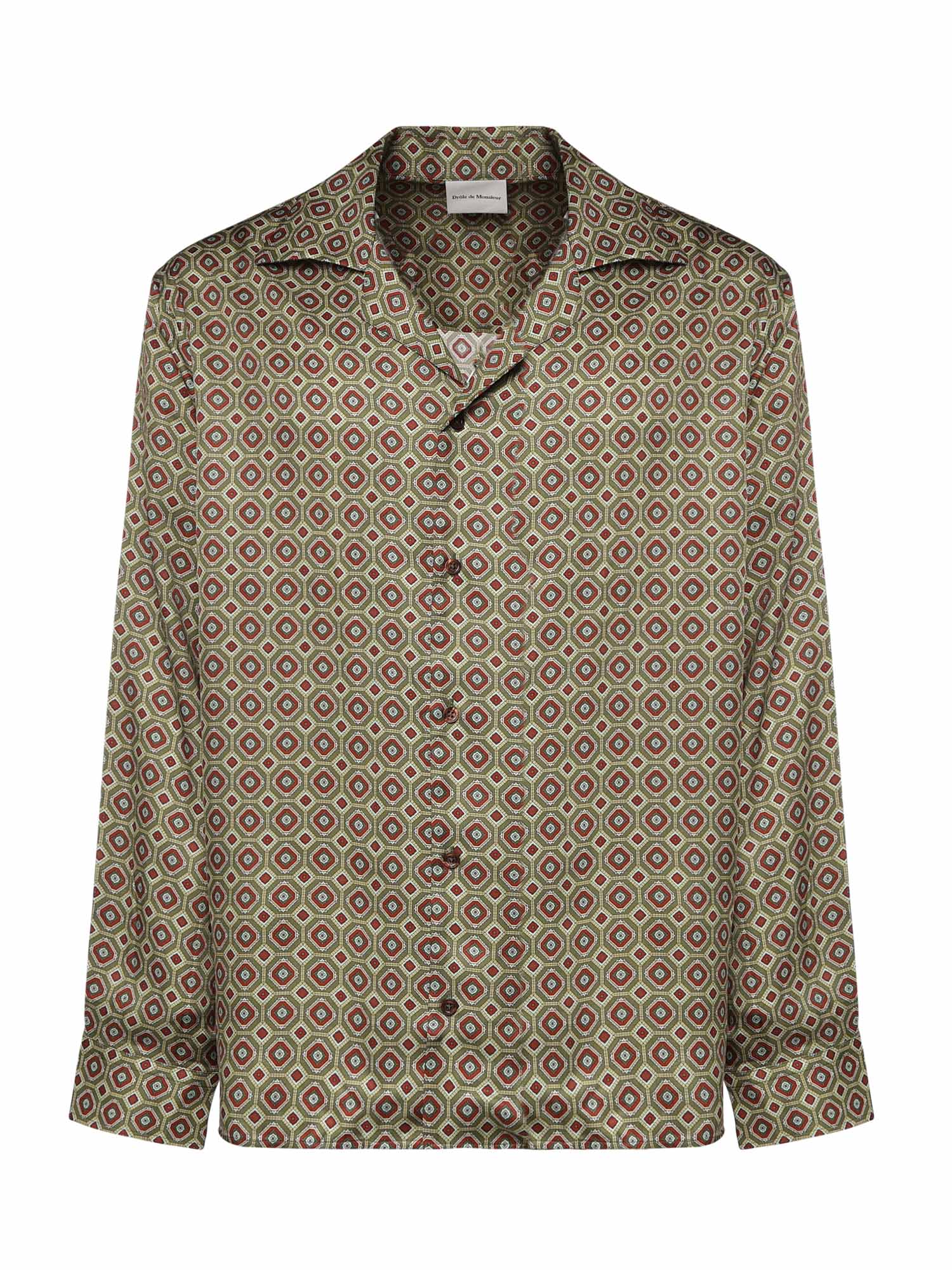 Drole De Monsieur Shirts Khaki Viscose