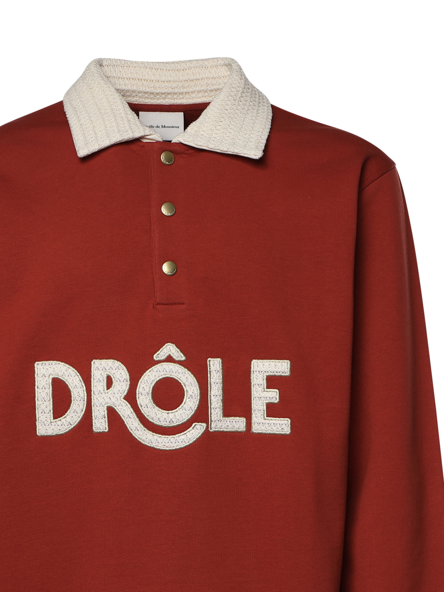 Drole De Monsieur T-Shirts And Polos Red Cotton