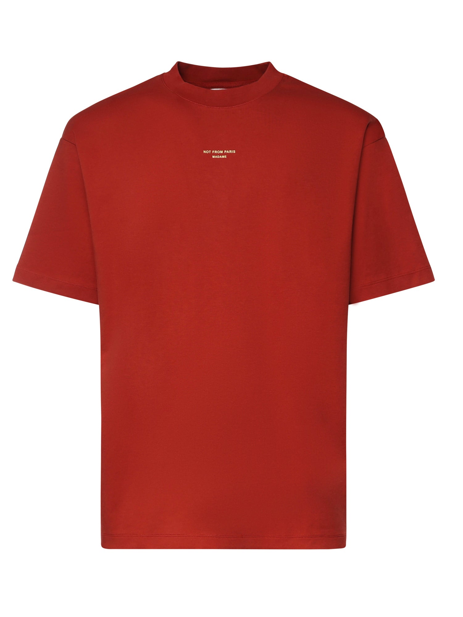 Drole De Monsieur T-Shirts And Polos Red Cotton