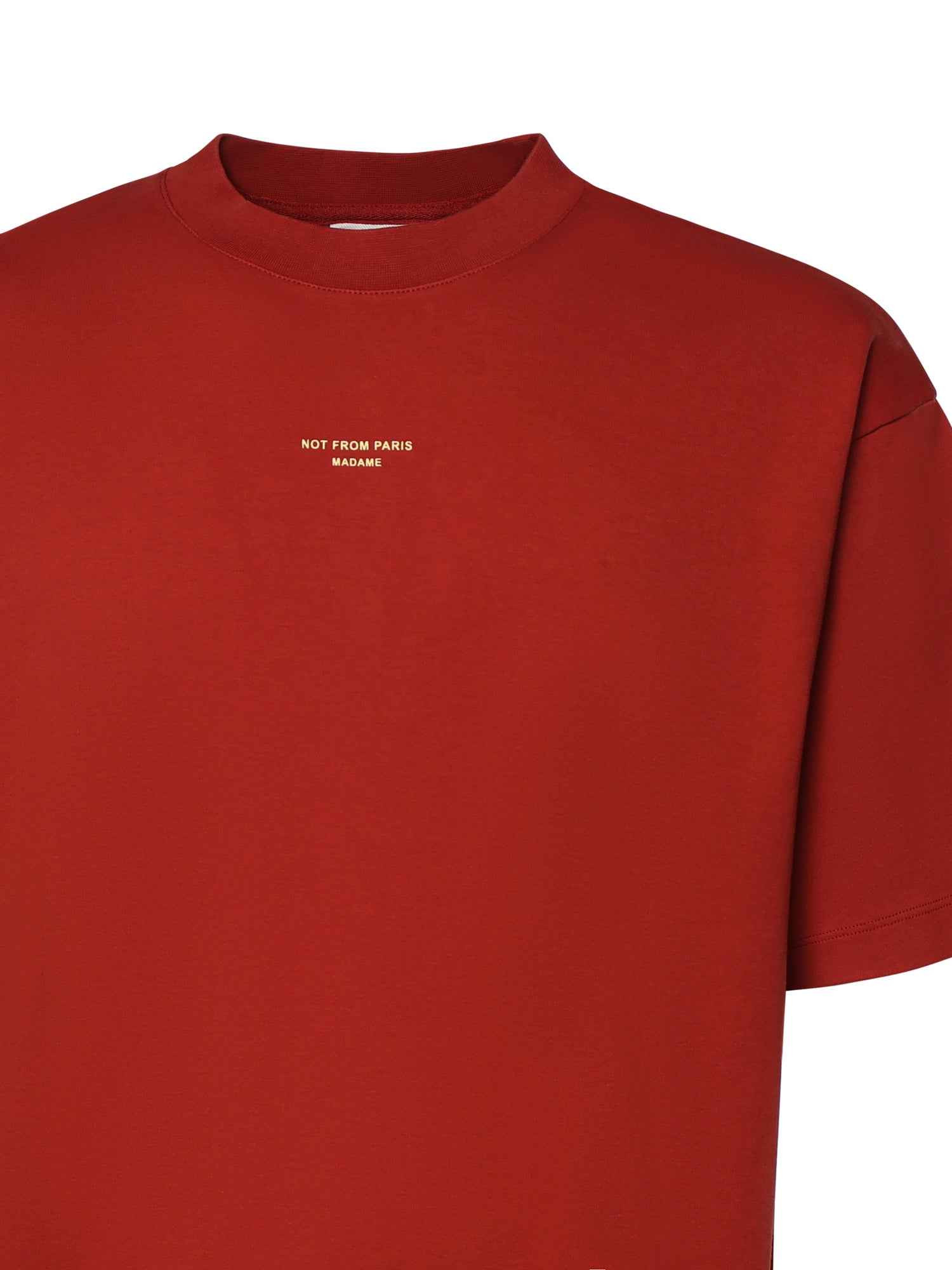 Drole De Monsieur T-Shirts And Polos Red Cotton