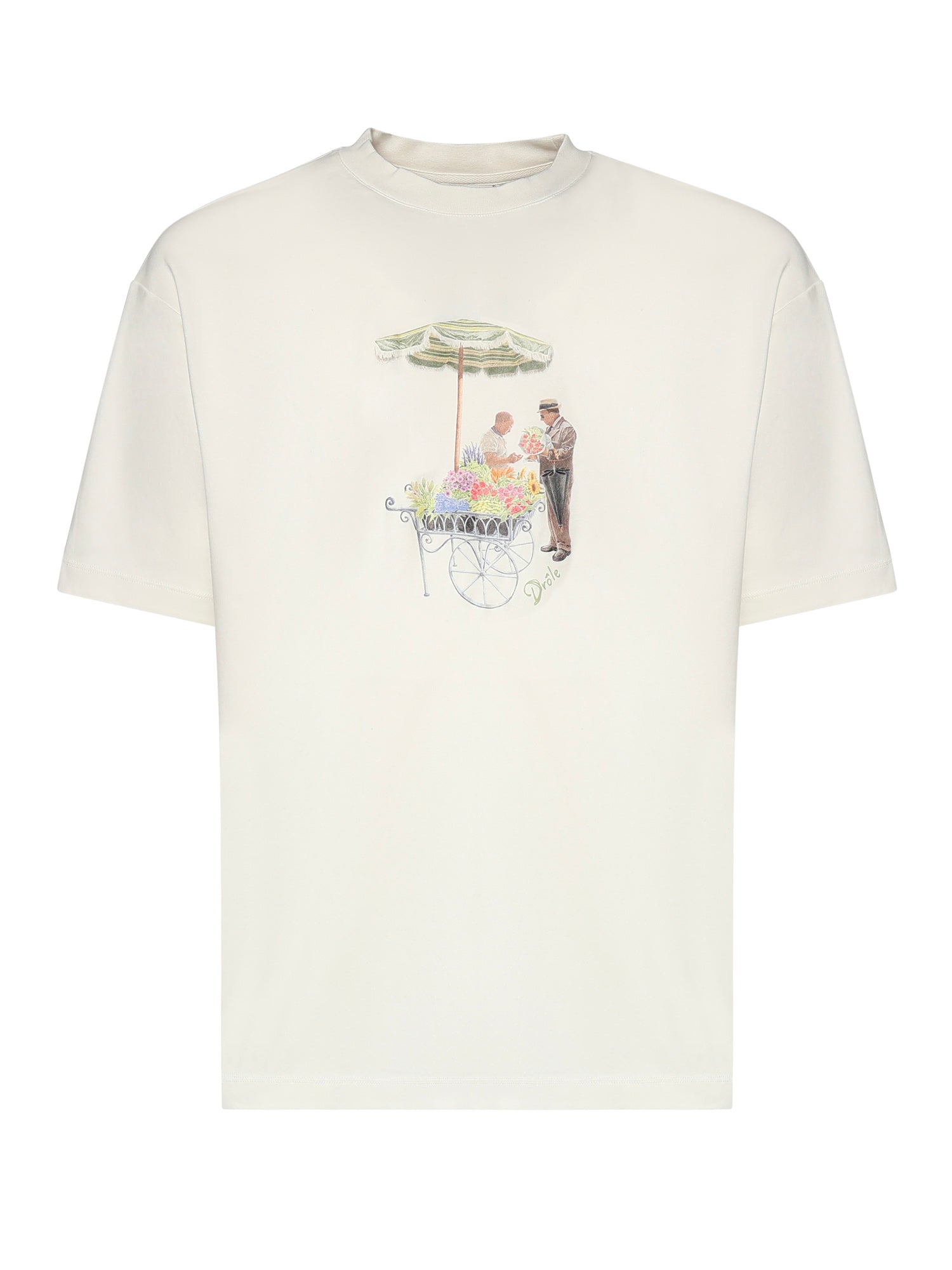 Drole De Monsieur T-Shirts And Polos Off White Cotton