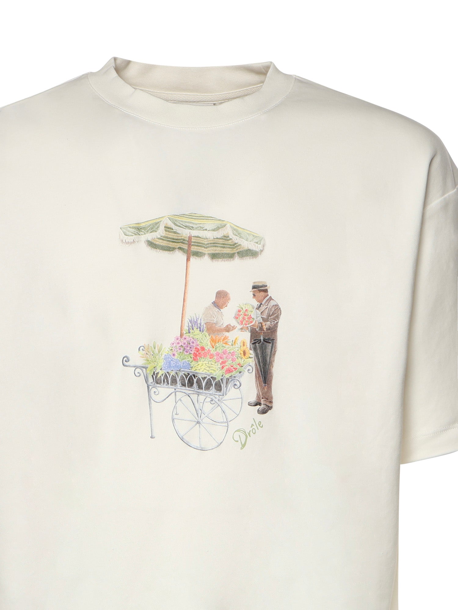 Drole De Monsieur T-Shirts And Polos Off White Cotton