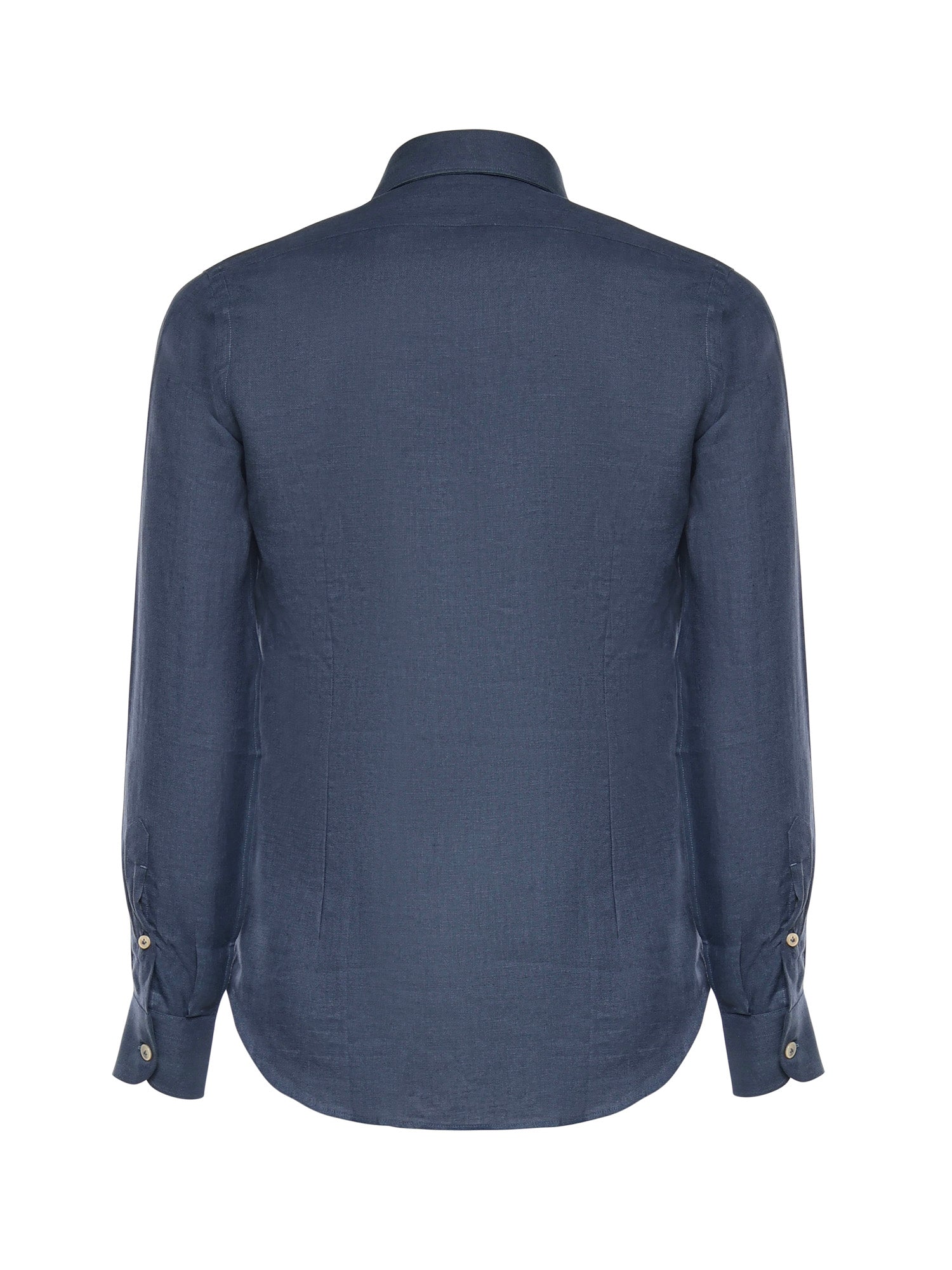 Eleventy Shirts Royal Blue Linen