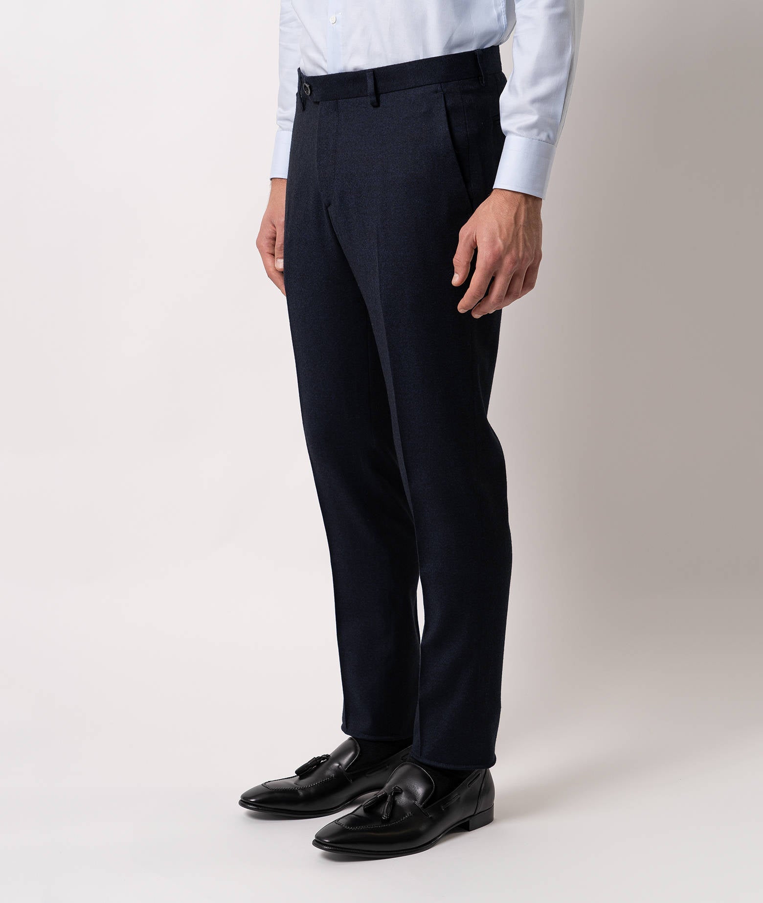 Wool Trousers Courchevel Blue Sportswear