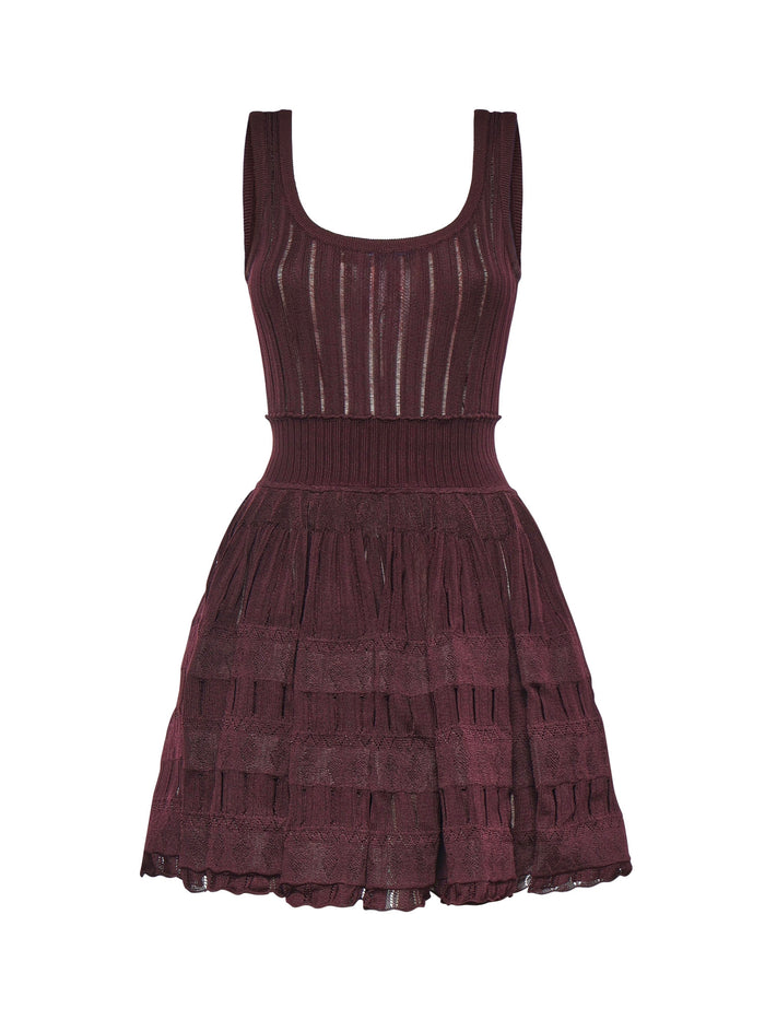 Alaia Dresses Bordeaux