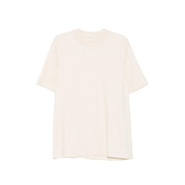 Shawl Collar Waffle Knit Cotton Sweater Neutrals T-shirts And Polos