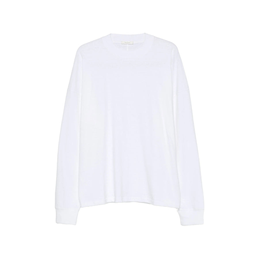 Crew Neck Cotton Sweater White T-shirts And Polos