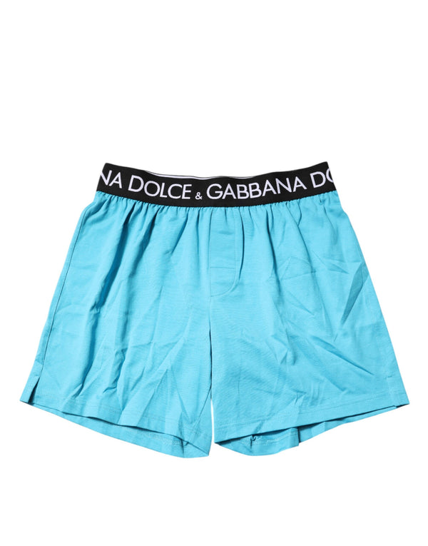 Dolce & Gabbana 95% Cotton boxer shorts in blue