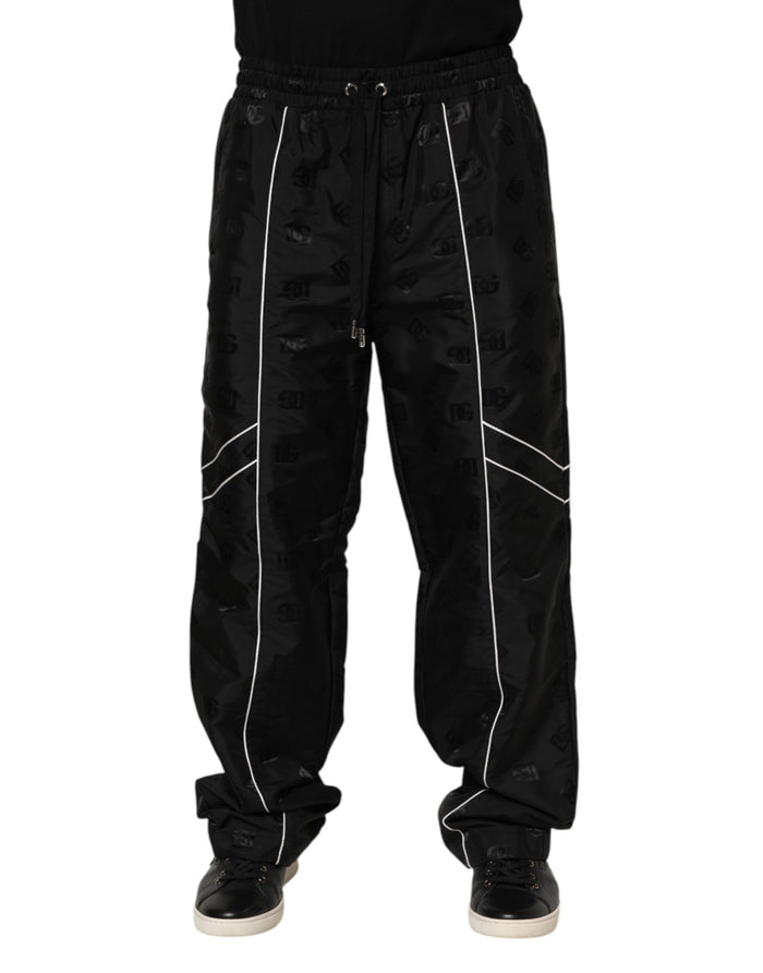 Dolce & Gabbana 85% Cotton 10% Silk 5% Elastane joggers in black