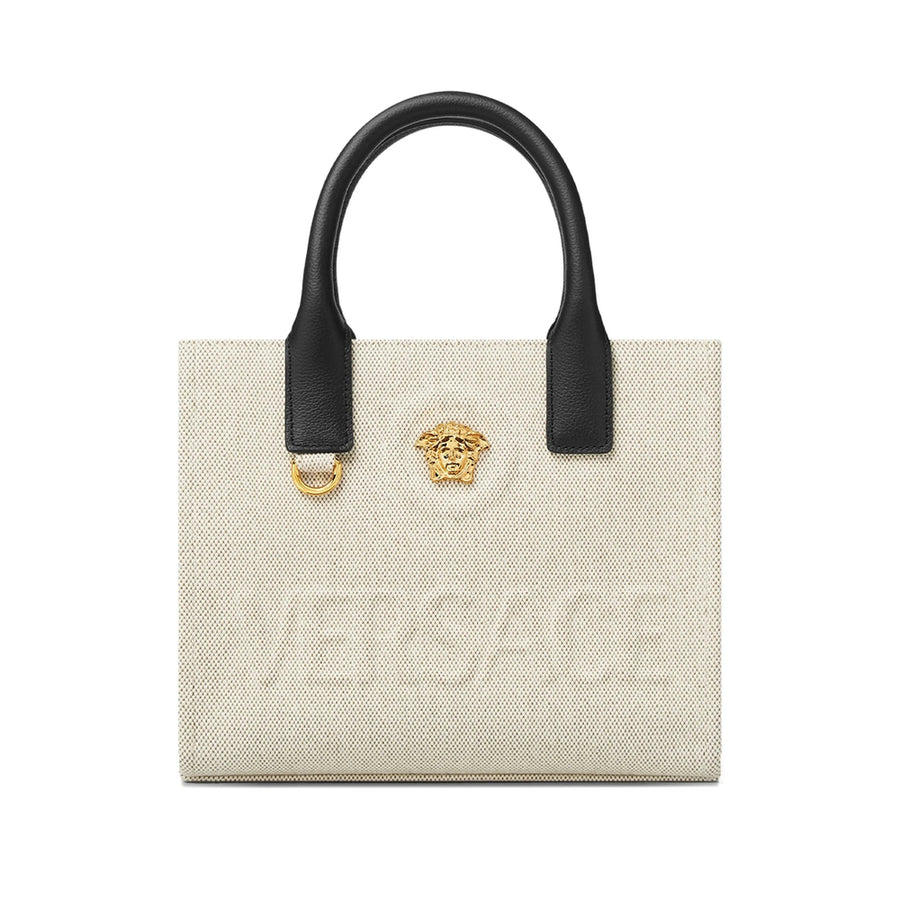 Mini Tote Bag La Medusa Canvas Neutrals Outer: Cotton
