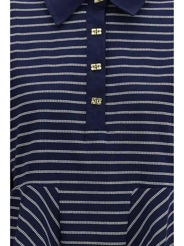 Polo Shirt Sky Captain Cotton Tops